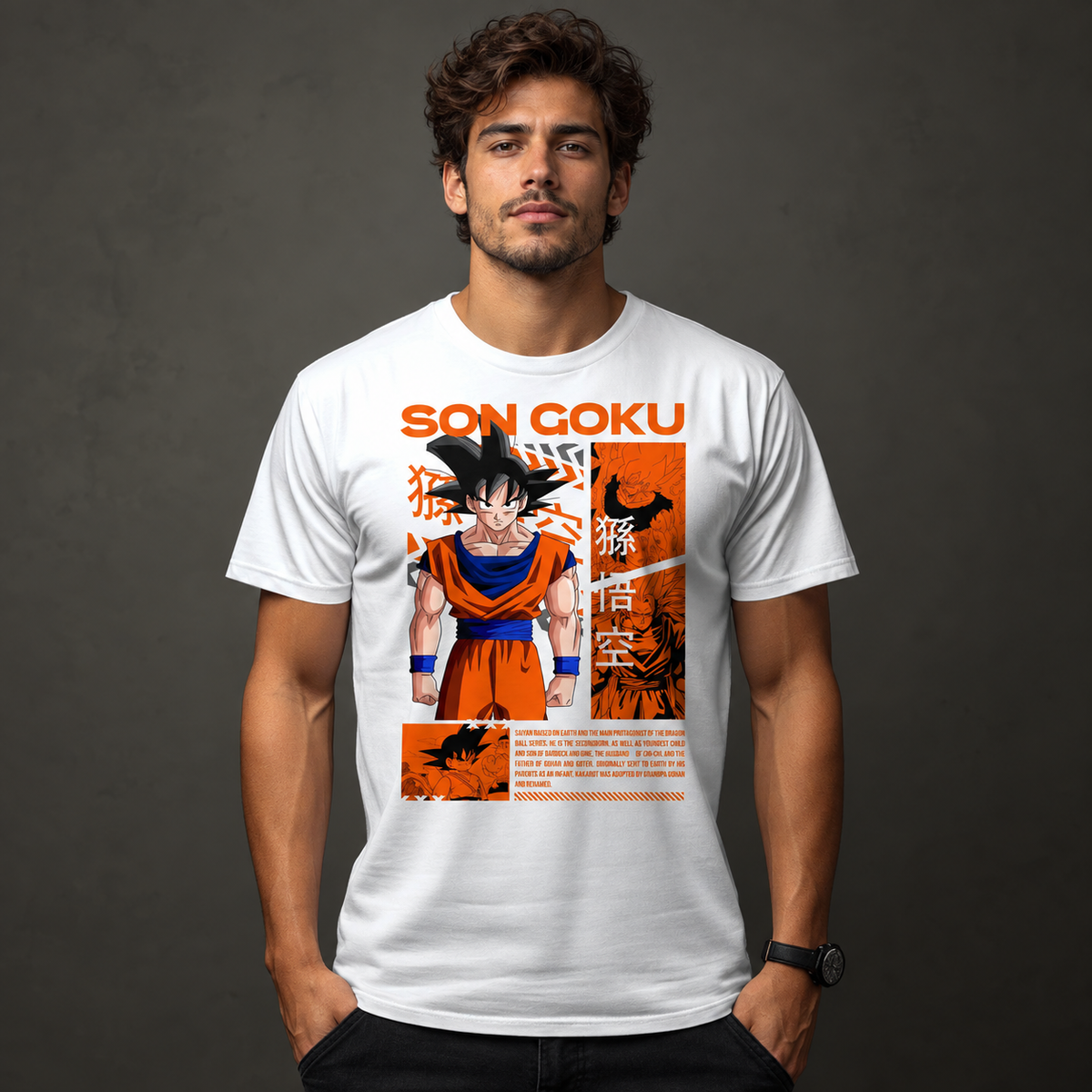 LIMITED EDITION - NEW CUSTOMIZED GOKU CLASSIC HERO T-SHIRT, SWEATSHIRT, HOODIE & ZIP HOODIE 10
