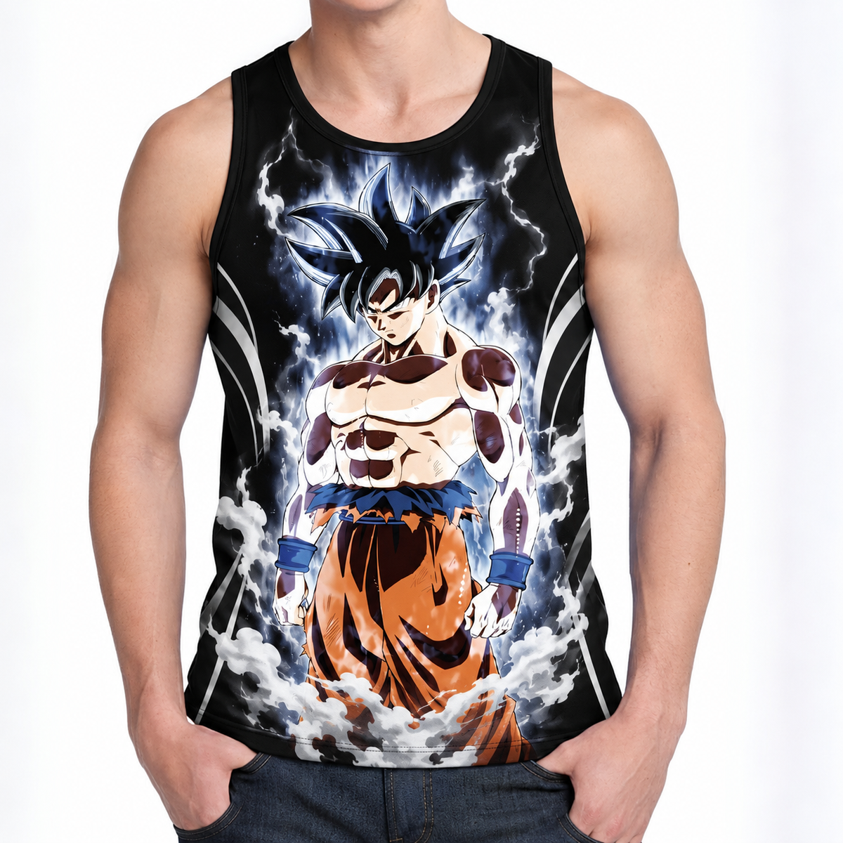 LIMITED EDITION - NEW CUSTOMIZED GOKU CLASSIC HERO UNISEX TANK TOP 10