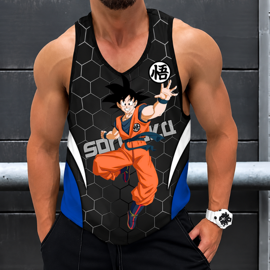 LIMITED EDITION - NEW CUSTOMIZED GOKU CLASSIC HERO UNISEX TANK TOP 10
