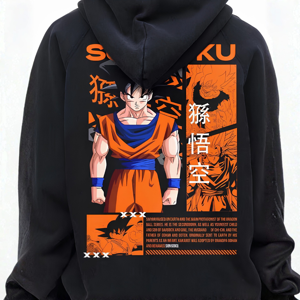 LIMITED EDITION - NEW CUSTOMIZED GOKU CLASSIC HERO T-SHIRT, SWEATSHIRT, HOODIE & ZIP HOODIE 11