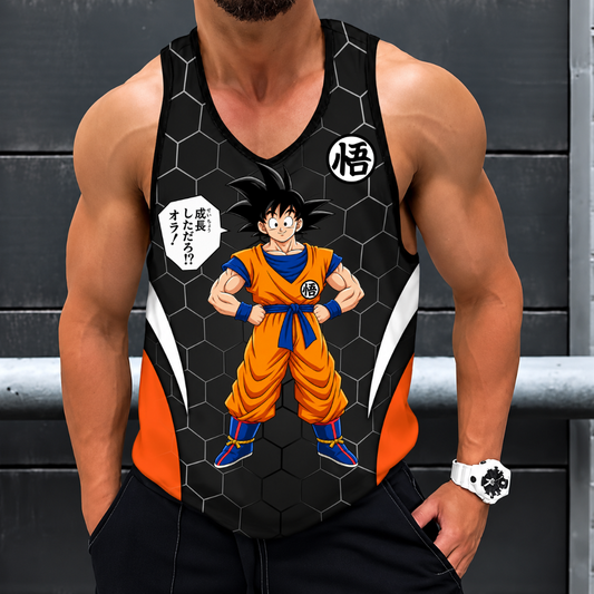 LIMITED EDITION - NEW CUSTOMIZED GOKU CLASSIC HERO UNISEX TANK TOP 02