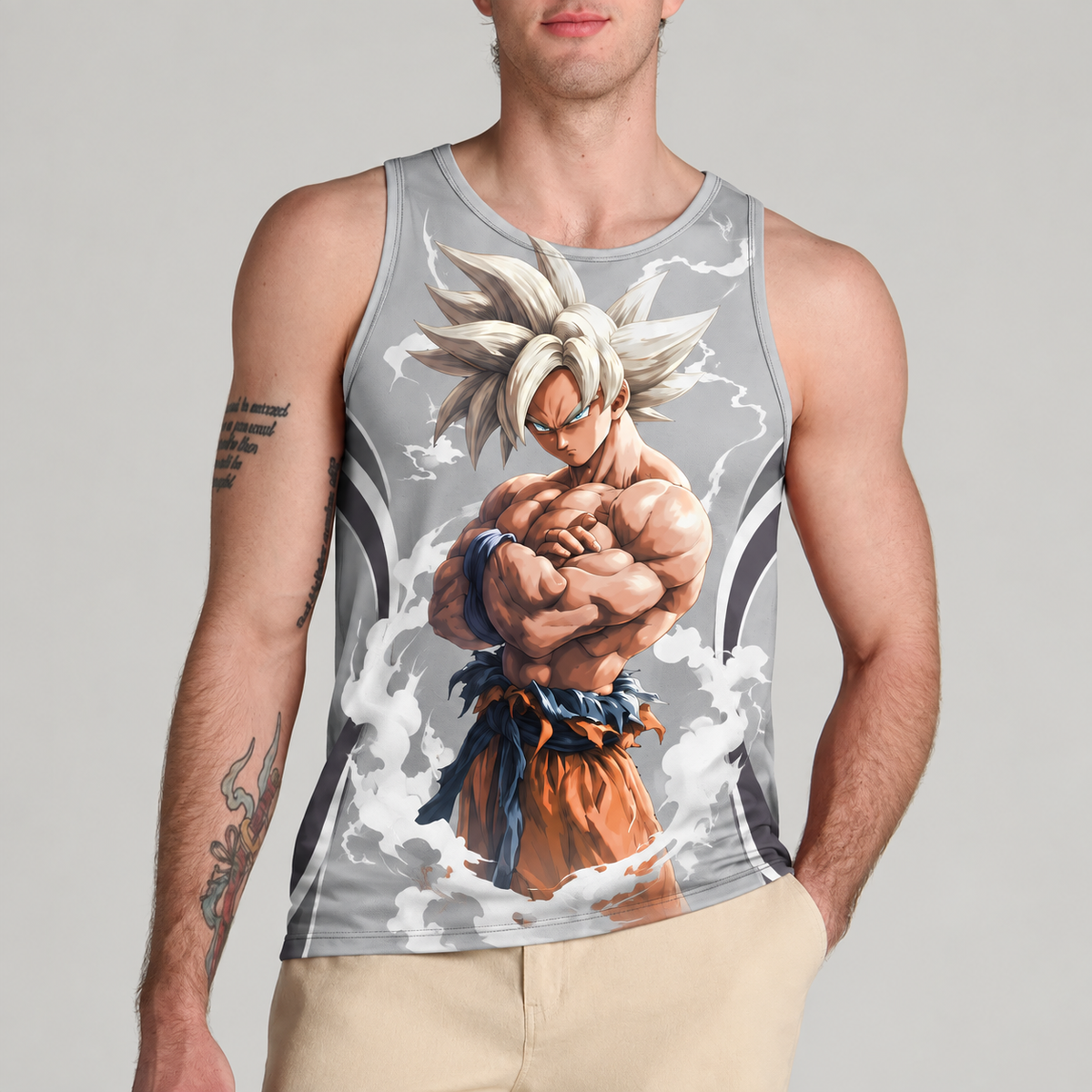LIMITED EDITION - NEW CUSTOMIZED GOKU CLASSIC HERO UNISEX TANK TOP 02