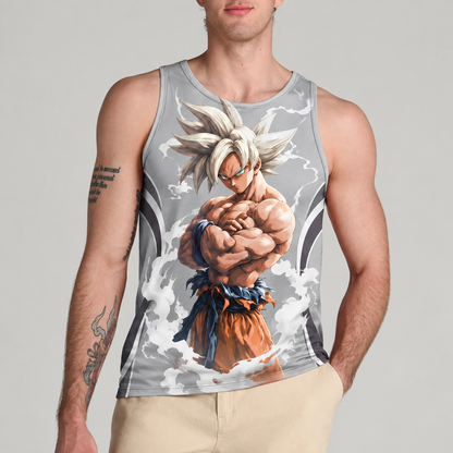LIMITED EDITION - NEW CUSTOMIZED GOKU CLASSIC HERO UNISEX TANK TOP 02