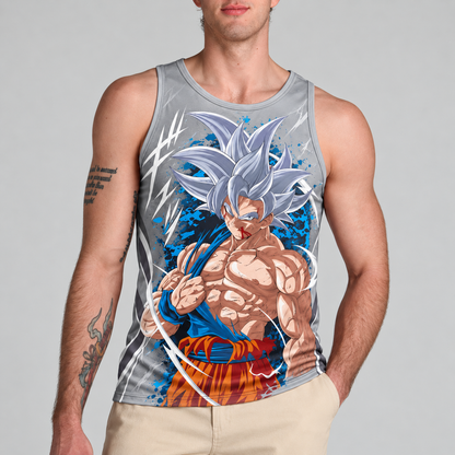 LIMITED EDITION - NEW CUSTOMIZED GOKU CLASSIC HERO UNISEX TANK TOP 03