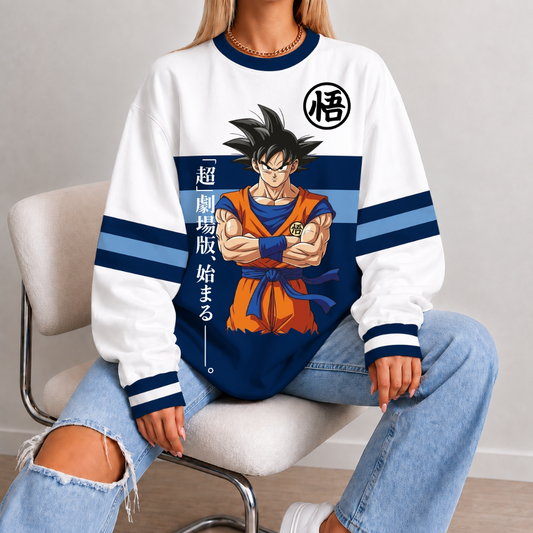 LIMITED EDITION - NEW CUSTOMIZED GOKU CLASSIC HERO UNISEX SWEATSHIRT 05