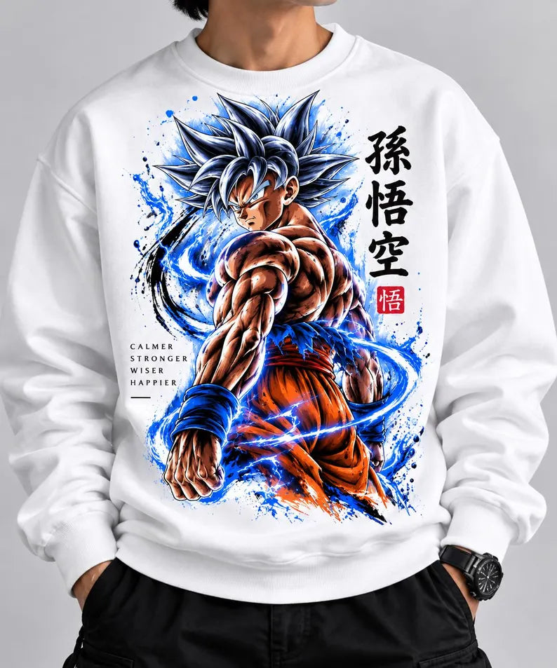 LIMITED EDITION - NEW CUSTOMIZED GOKU CLASSIC HERO T-SHIRT, SWEATSHIRT, HOODIE & ZIP HOODIE 05