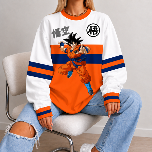LIMITED EDITION - NEW CUSTOMIZED GOKU CLASSIC HERO UNISEX SWEATSHIRT 06
