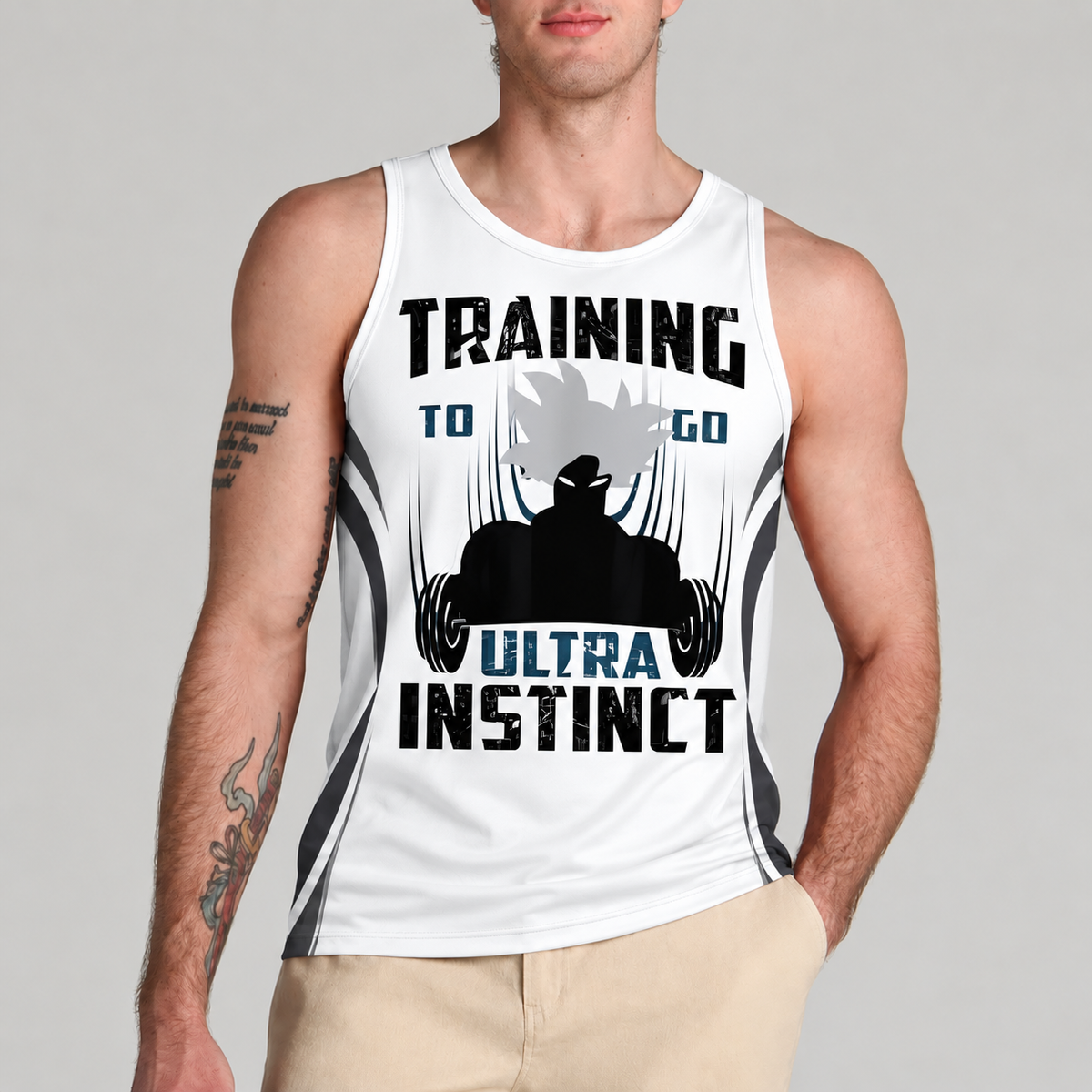 LIMITED EDITION - NEW CUSTOMIZED GOKU CLASSIC HERO UNISEX TANK TOP 06