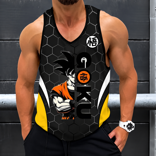 LIMITED EDITION - NEW CUSTOMIZED GOKU CLASSIC HERO UNISEX TANK TOP 09